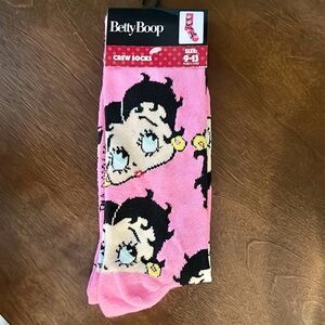 Betty Boop Crew Socks